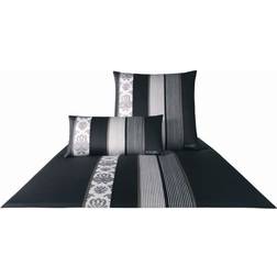 Joop! Mako-Satin Bettwäsche 135x200 cm 40x80 Bettbezug Schwarz (200x135cm)