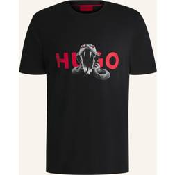 HUGO Deyladec Graphic T-Shirt - Black