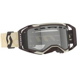 Scott Prospect 2.0 Enduro LS Goggle - Desert Beige/Dirt Brown/Light Sensitive Grey