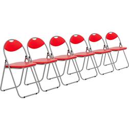 Harbour Housewares Padded Folding Chairs 44cm Pack Of 6 Chair