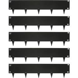 Harbour Housewares 5 Pcs Steel Lawn Edging Set 5M x 16cm