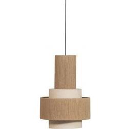 Woood Collection Pelle Lampe Natur H56x38x38 cm Pendel