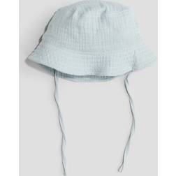 H&M Cotton Muslin Bucket Hat - Turquoise