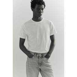H&M Herr Slim Fit T-shirt - Vit