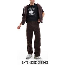 ASOS DESIGN Baggy Cargos - Brown