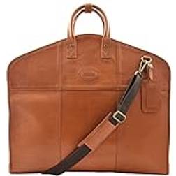 A1 Fashion Goods Genuine Leather Suit Carrier Bag Lockheed Tan