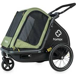 Hamax Pluto Dog Trailer M Green/Black