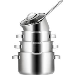 Sola Pearl Grytset 4 Delar Set med lock 4 delar