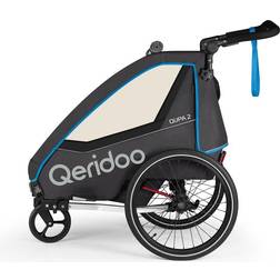 Qeridoo Qupa 2 Fahrradanhänger Blue