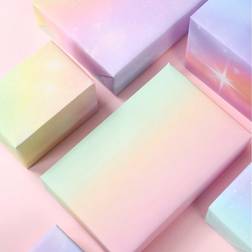 Shein Rainbow Wrapping Paper 4 Pcs Roll