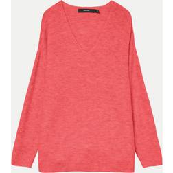 Vero Moda V-hals Trui Voor Dames - Gris