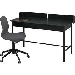 IKEA Ridspö Långfjäll Och Stol Skrivbord