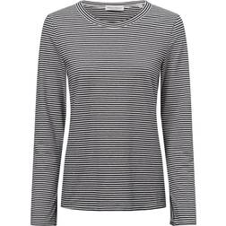 Marc O'Polo Breton Striped Long Sleeved Regular Shirt - Multi/Deep Night Blue