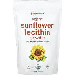 Micro Ingredients Organic Sunflower Lecithin Powder 1 lb