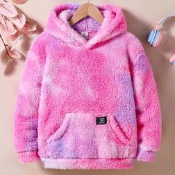 Shein Minimalist Long Sleeve Sweatshirt - Pink