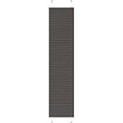 vidaXL Pleated Blind Black 45x200 cm Fabric Width