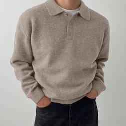 DAZY Men's Solid Color Knit Sweater - Fall