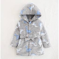 Shine Cozy Pixies Cartoon Dinosaur Robe Thermal Lined