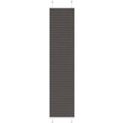 vidaXL Plisserad Persienn Svart 50x200 cm Tyg 49,4 cm Polyester