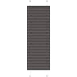 vidaXL Plisserad Persienn Svart 50x100 cm Tyg 49,4 cm Polyester