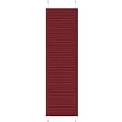 vidaXL Pleated Blind Bordeaux Red 65x200 cm