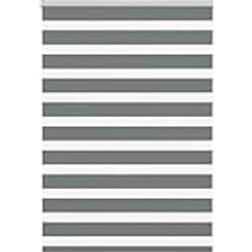 vidaXL Zebragardin Mørkegrå 105x100 cm Polyester