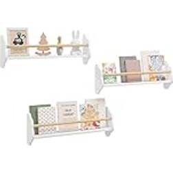 WOLTU Kids Wall Shelves Pack of 3