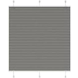 vidaXL Pleated Blind Anthracite 115x150 cm Fabric Width