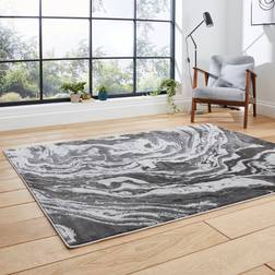 Ivy Bronx Korovia Area Rug 160 x 220 cm Grey, White