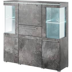 Metro Lane Grey 128cm H X 130cm W X 39cm D Sideboard