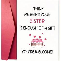 Shein Meaningful Birthday Greeting Card 1pc