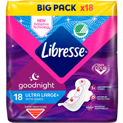 Libresse Goodnight Ultra Large bindor 18 st
