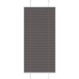 vidaXL Plisserad Persienn Svart 65 x 100 cm