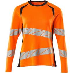 Mascot T-Shirt Langærmet Hi-Vis - Orange/Mørk Marine
