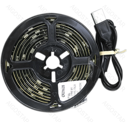 Aigostar 2m USB Strip med Fjernbetjening RGBIC 4.9W 60 LED LED bånd