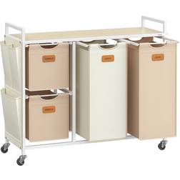 Vasagle 150 L Laundry Hamper with 4 Compartments