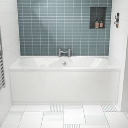 Nuie Eternalite Round Double Ended Bath 1700 x 700 mm