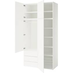 IKEA Platsa Med 4 Dörrar 120 x 57 x 241 cm Garderob 120x241.1cm