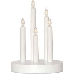 Star Trading Doris White Candle Bridge 17.5cm