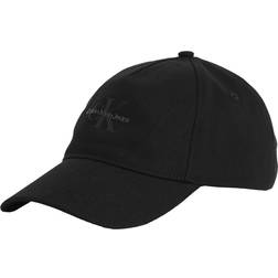 Calvin Klein Jeans Twill Logo Cap Printed Monologo Cap - Black