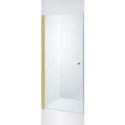 Brasta Viktorija Brusedør 80x200 cm Klart Glas Guld Profil