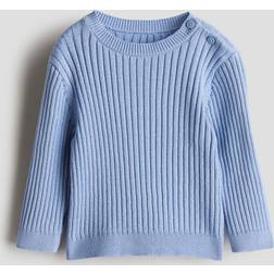 H&M Baby Ribbestrikket Genser - Blå