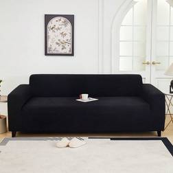 Shein Jacquard 1 PC Loose Sofa Cover Black (140x90cm)