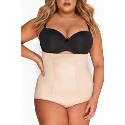 Yours High Waist Control Brief - Light Beige