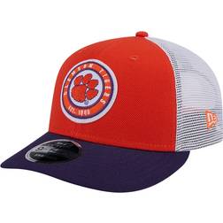 New Era Clemson Tigers Throwback Circle Patch 9FIFTY Trucker Snapback Hat