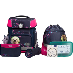 School Mood Champion Maxx Pro Leni School Bag Set 7-piece - Dog