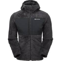 Montane Caldus XT Sherpa Fleece Hooded Jacket - Midnight Grey