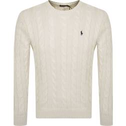 Polo Ralph Lauren Cable Knit Wool Cashmere Jumper - Andover Cream
