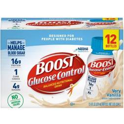 Nestle Healthcare Nutrition Boost Glucose Control Oral Supplement Very Vanilla 12 Bottle 12