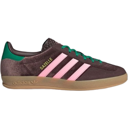 adidas Gazelle Indoor W - Dark Brown/Glow Pink/Court Green